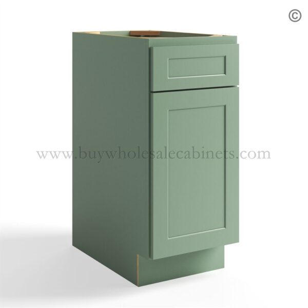44 jade shaker closed vanity base cabinet one door one drawer vb15