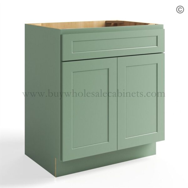 46 jade shaker closed vanity sink base cabinet vsb24 1