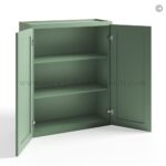 Jade Green Shaker 36" Wall Cabinet Double Door - Image 2