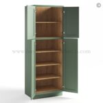 Jade Green Shaker 24"/30" Pantry Cabinet Double Door - Image 2