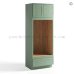 Jade Green Shaker Double Oven Cabinet