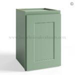 Jade Green Shaker 12" Wall Cabinet Single Door