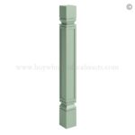 Jade Green Shaker Post - 3.5"W X 34.5"H X 3.5"D