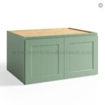 Jade Green Shaker 12"/15"/18"/21" Refrigerator Wall Cabinet