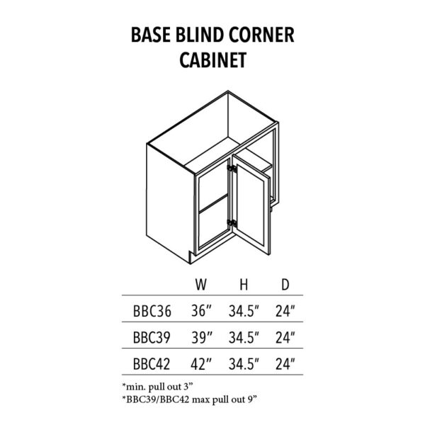 AVC Base Blind corner Cabinet 1