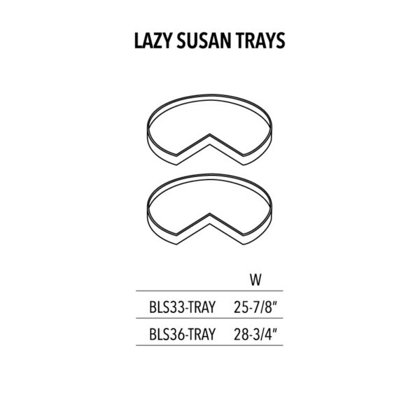 AVC Lazy Susan Trays