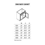 Jade Green Shaker Sink Base Cabinet - Image 3