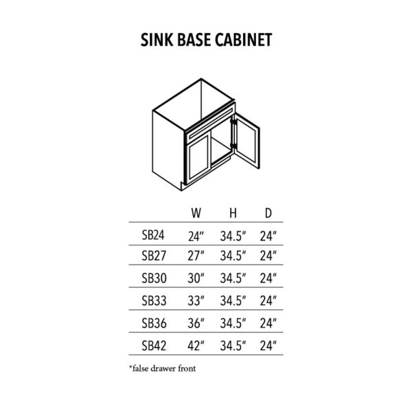 AVC Sink Base Cabinet 1