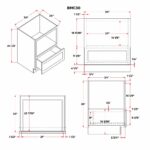 Jade Green Shaker Base Microwave Cabinet - Image 4