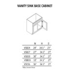 Jade Green Shaker Vanity Sink Base Cabinet - Image 3