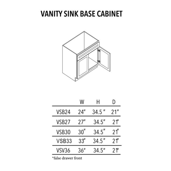 vanity sink base cabinet