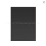 Slim Black Veneer Shaker Door Sample