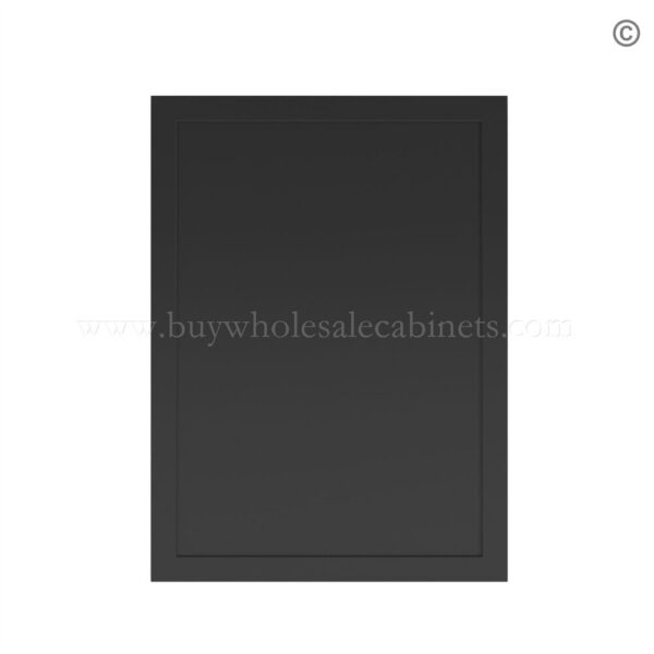 116 slim black shaker sample door display