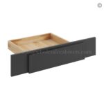 Slim Black Shaker Knee Drawer