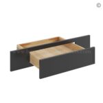 Slim Black Shaker Knee Drawer - Image 2
