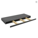 Slim Black Shaker Floating Shelf - Image 2