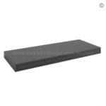 Slim Black Shaker Floating Shelf