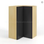 Slim Black Shaker Easy Reach Wall Cabinet - Image 2