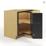 Slim Black Shaker Easy Reach Base Cabinet - Image 2