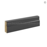 Slim Black Shaker Furniture Base Moulding
