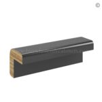 Slim Black Shaker Outside Corner Moulding