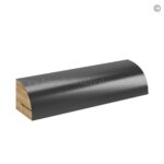 Slim Black Shaker Shoe Moulding