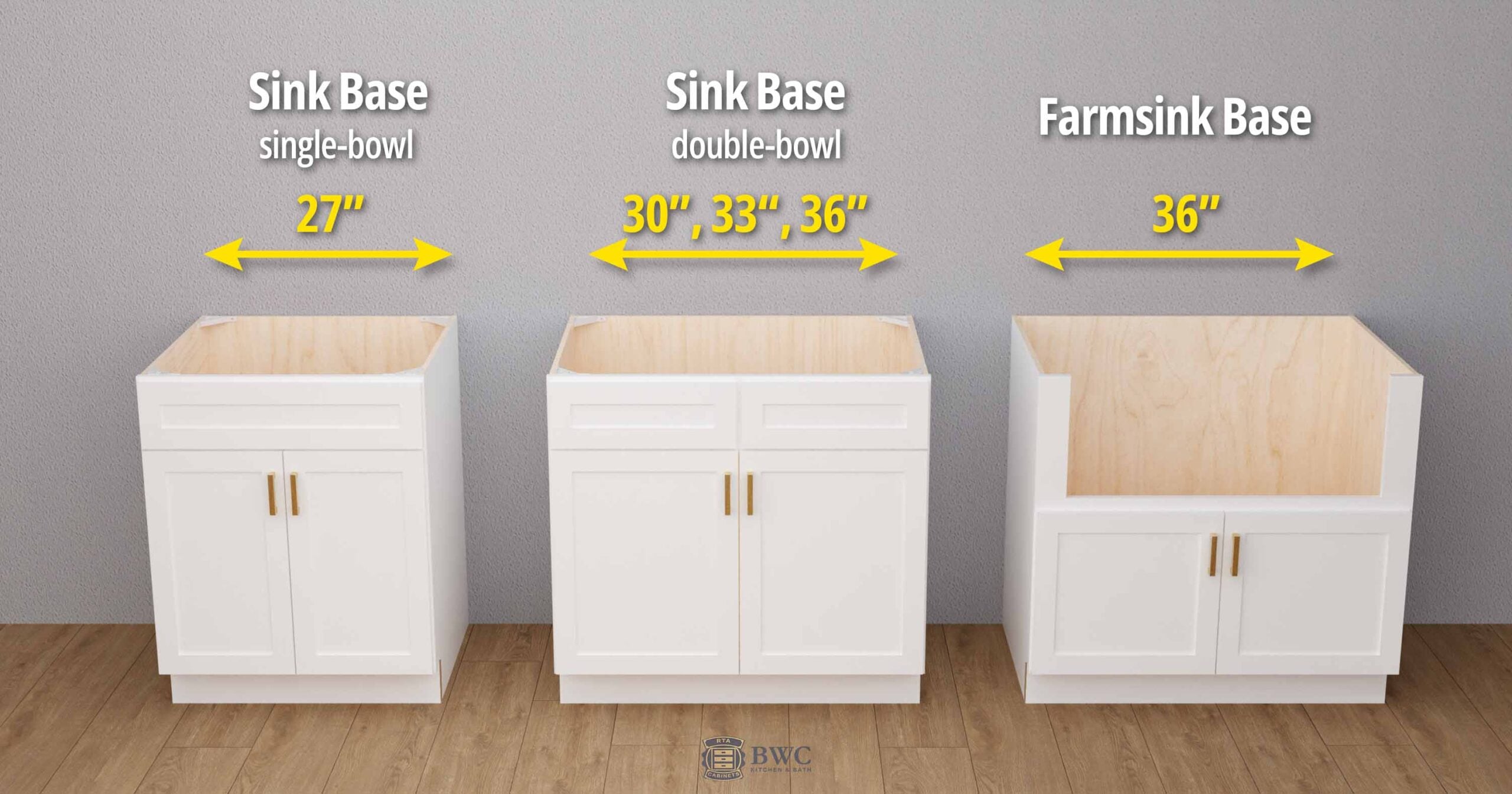 Sink Base Cabinets Dimensions