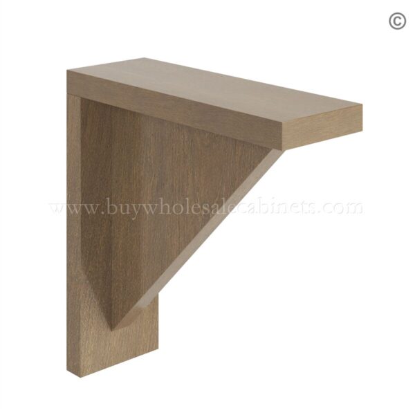 117 rustic wood corbel