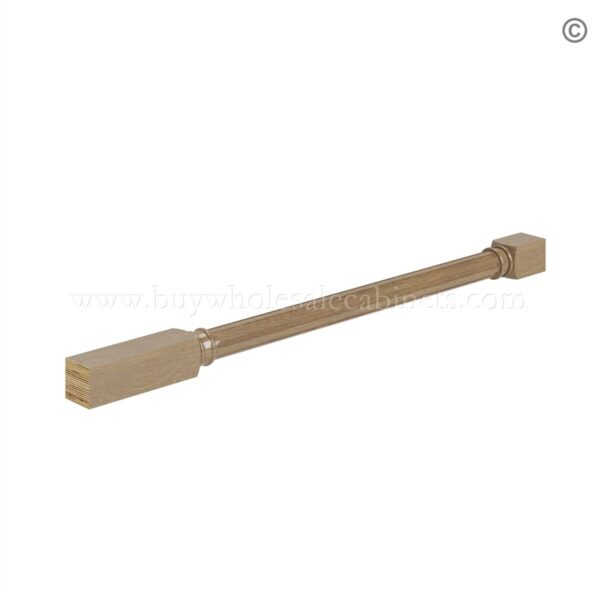 120 rustic wood fluted decorative leg