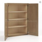 Rustic Wood Shaker 42" H Double Door Wall Cabinet - Image 3
