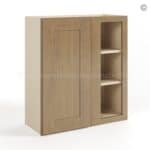 Rustic Wood Shaker 30" H Wall Blind Cabinet - Image 2