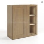 Rustic Wood Shaker 30 H Wall Blind Cabinet