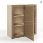 Rustic Wood Shaker 30" H Wall Blind Cabinet - Image 3