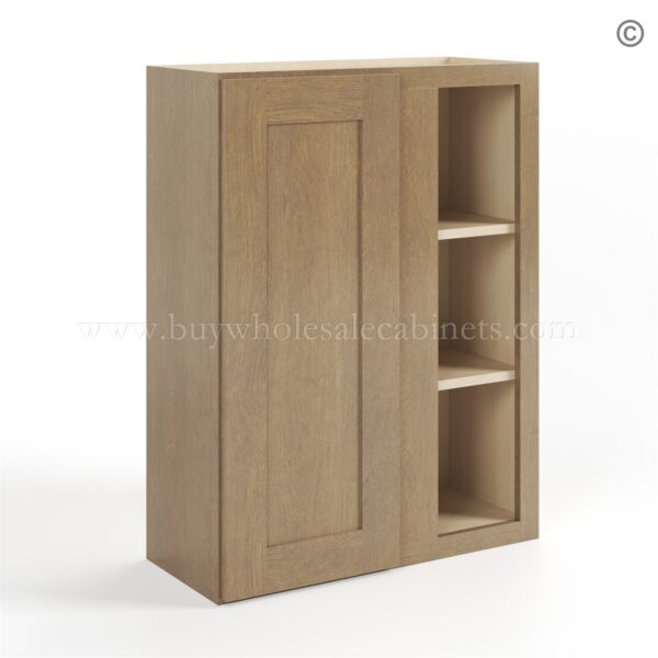 Rustic Wood Shaker 36 H Wall Blind Cabinet
