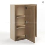 Rustic Wood Shaker 36" H Wall Blind Cabinet - Image 3