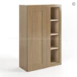 Rustic Wood Shaker 42 H Wall Blind Cabinet