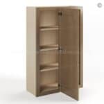 Rustic Wood Shaker 42" H Wall Blind Cabinet - Image 3