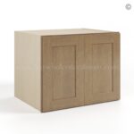 Rustic Wood Shaker 24" H Refrigerator Wall Cabinet 24" Deep - Image 2