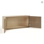 Rustic Wood Shaker 15" H Double Door Wall Cabinet - Image 2