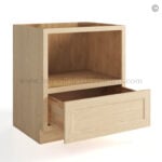 Unfinished Shaker Base Microwave Cabinet - Image 2