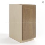 Rustic Wood Shaker Base Cabinet - Full Height Door - Image 2