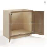 Rustic Wood Shaker Base Cabinet - Full Height 2 Doors - Image 3