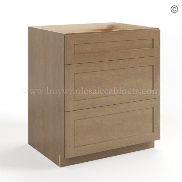 Rustic Wood Shaker Drawer Base