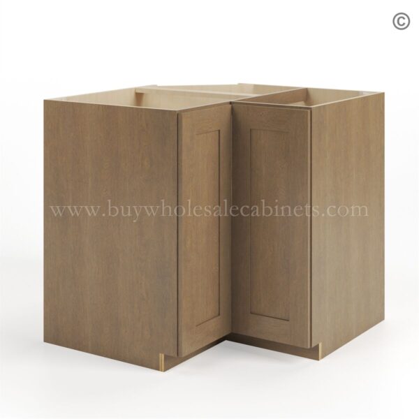 52 rustic wood easy reach base cabinet closed finish side 1