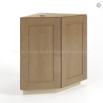 Rustic Wood Shaker Base End Cabinet - Image 2