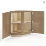 Rustic Wood Shaker Base End Cabinet - Image 3