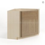 Rustic Wood Shaker Corner Sink Base Cabinet - Image 2