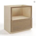 Rustic Wood Shaker Microwave Base Cabinet - Image 2