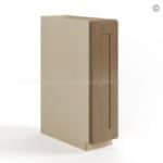 Rustic Wood Shaker Spice Pull Base Cabinet - Image 2