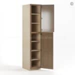 Rustic Wood Shaker 18" W Utility Pantry Cabinet - Image 3
